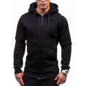  Mens Hoodie Hip Hop Athletic Hoodies Sport Sweatshirt Fashion Solid Color Fleece Pullover